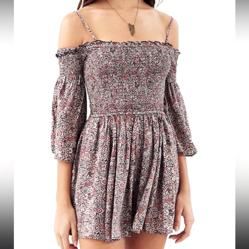 Urban Outfitters Ecote Lula off-shoulder romper
